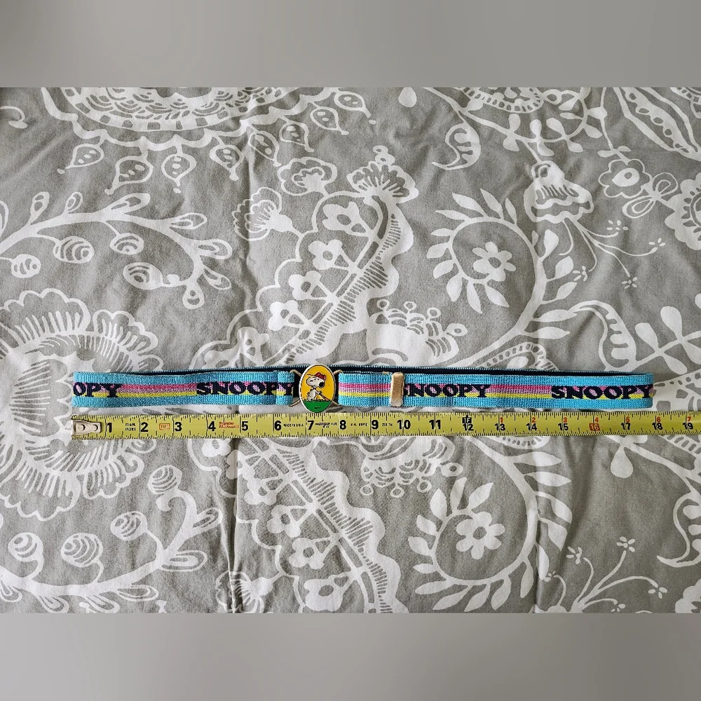 Rare Elastic Vintage Snoopy Belt